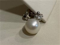 Orecchini Recarlo Donna in Oro bianco Perla 0.11 Ct XD027/0830 - XD027/0830